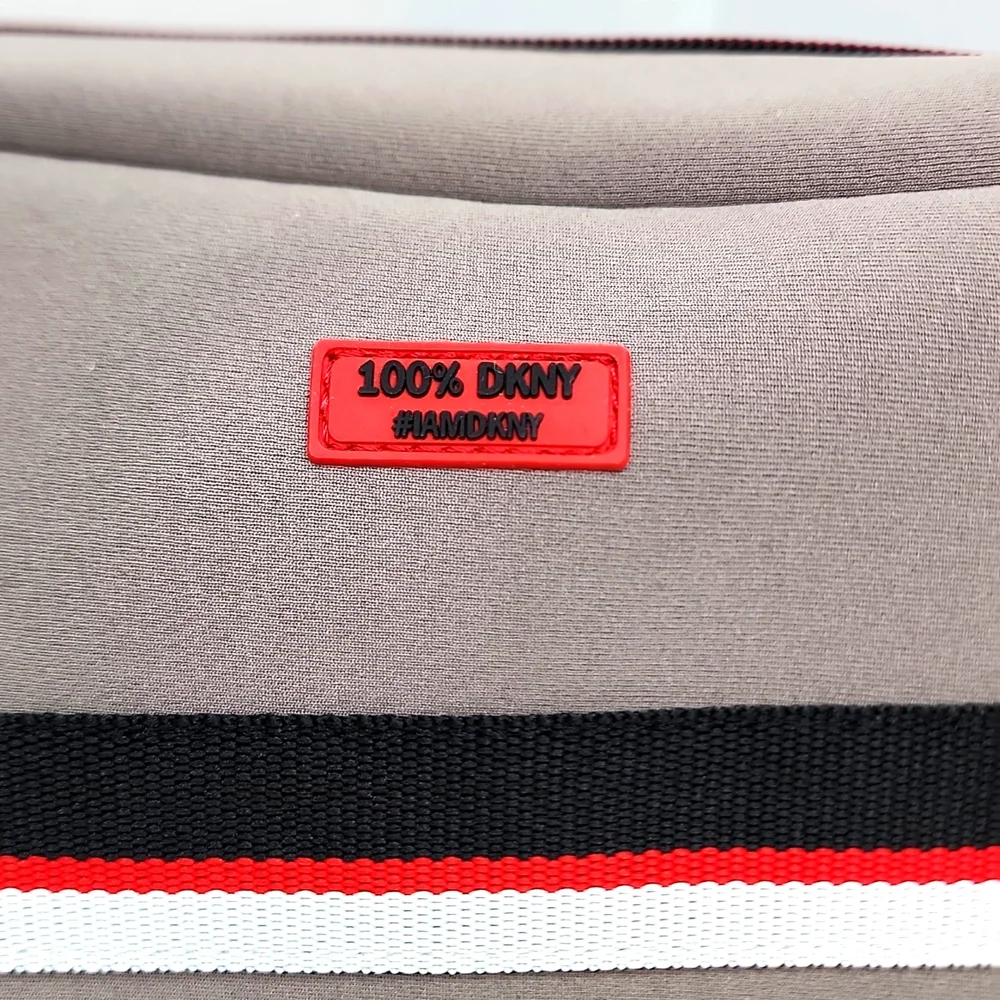 DKNY TOILETRY TRAVEL BAG, GREY
